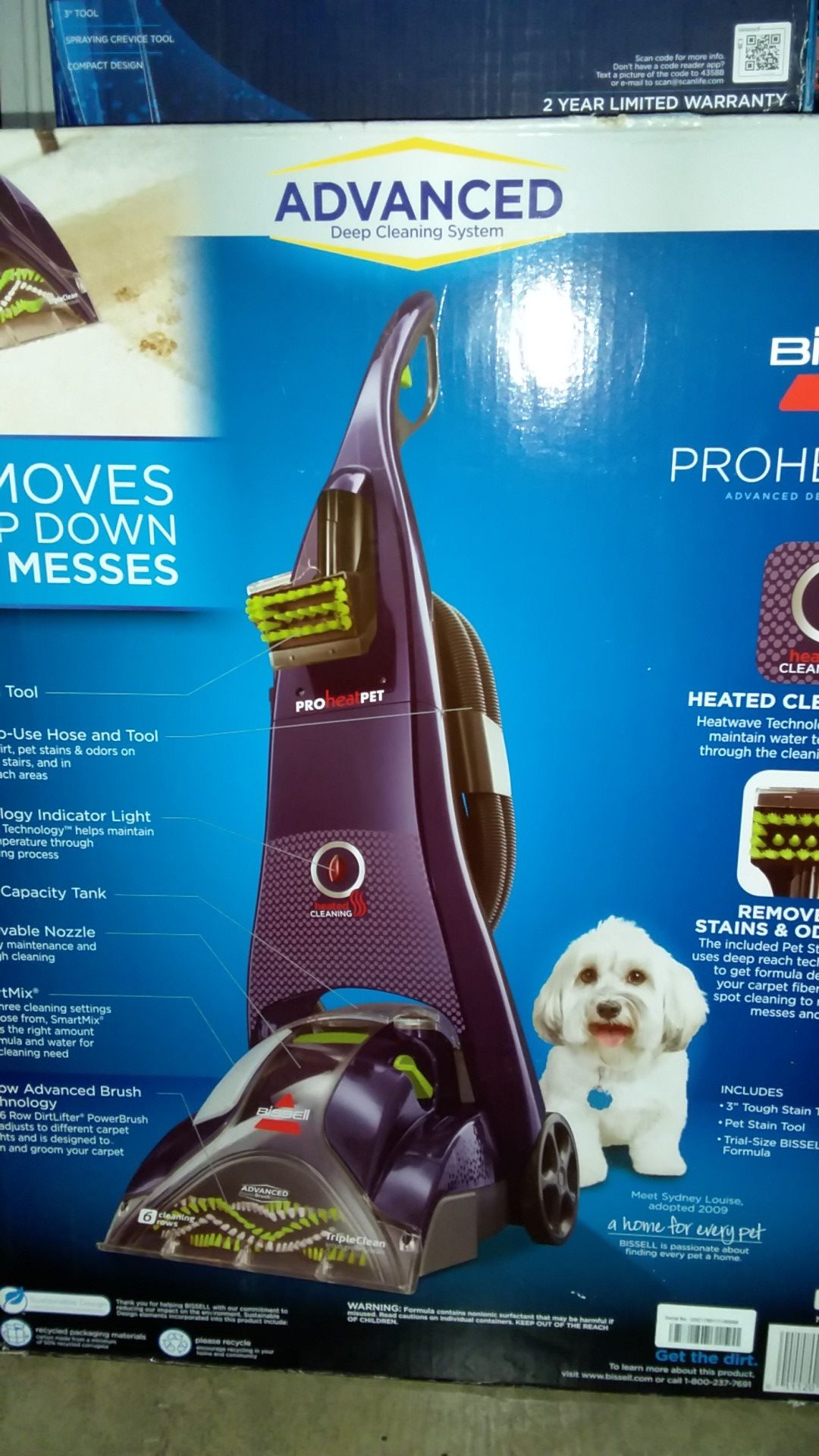 Pet hair vacuum