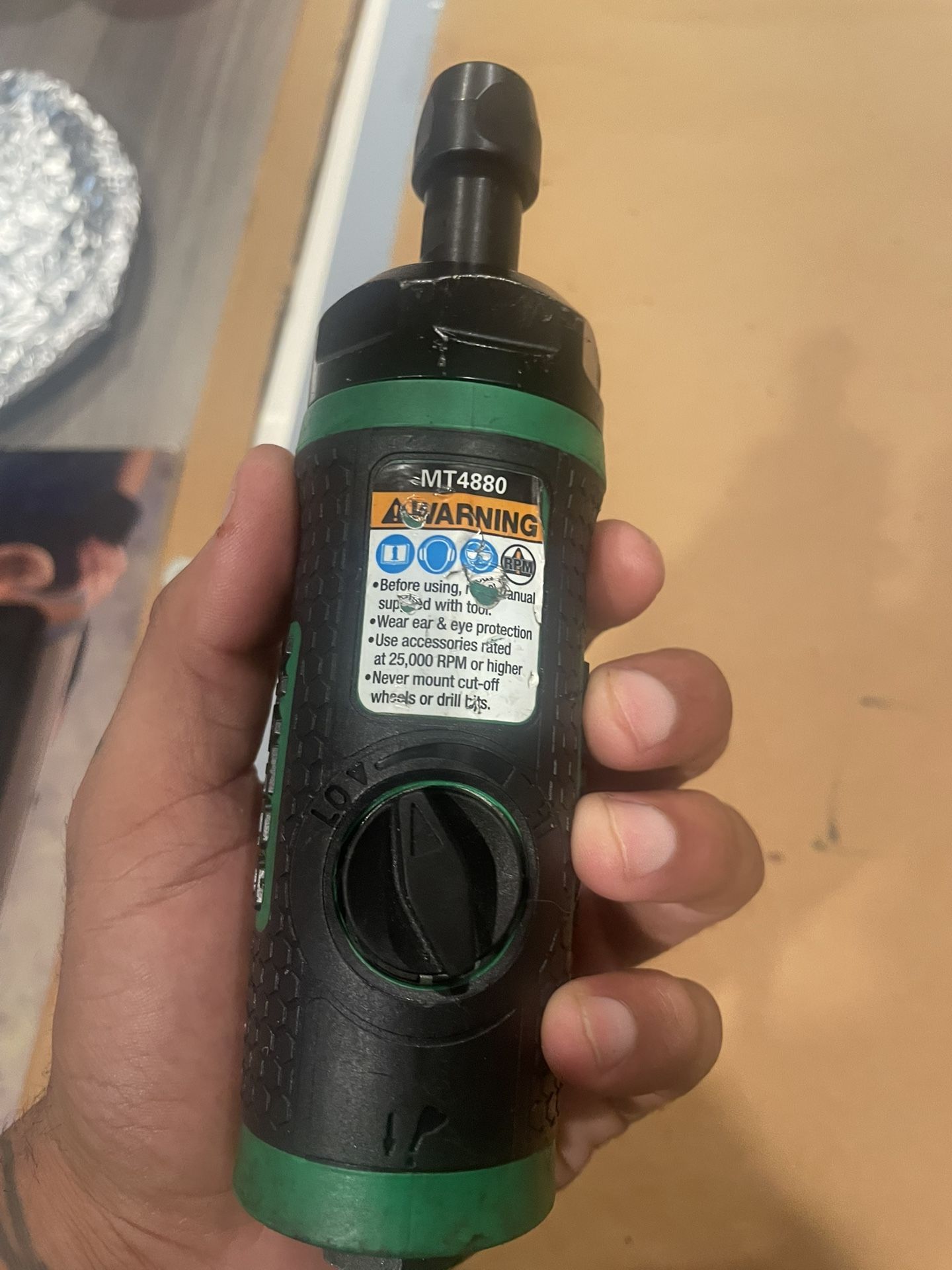 Matco Straight Shaft Dye Grinder Never Used