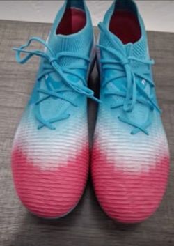 Puma Future Z soccer cleats Blue/Pink Size 8.5 Men