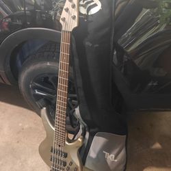 TRBX305 5 String Bass Guitar w/ Carrying Case