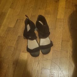 Women's Black Wedges 9W