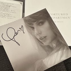 SIGNED Taylor Swift vinyl - The Tortured Poets Department Signed vinyl