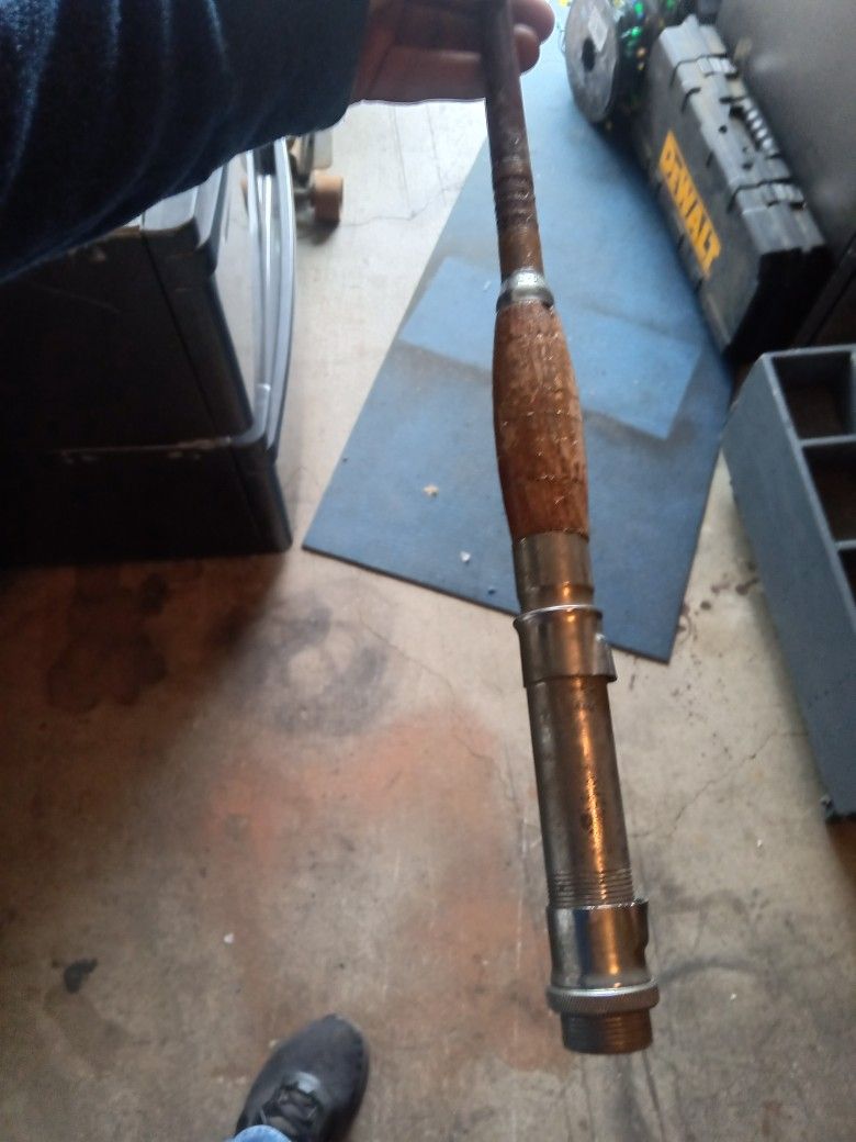 old bamboo finishing pole 10' in good condition