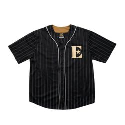 Elton John Pinstripe Baseball Jersey XL