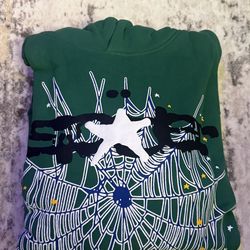 sp5der “Hunter Green” Hoodie