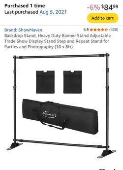 Backdrop stand