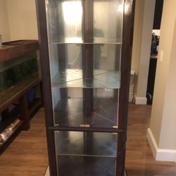 Corner Glass Cabinet