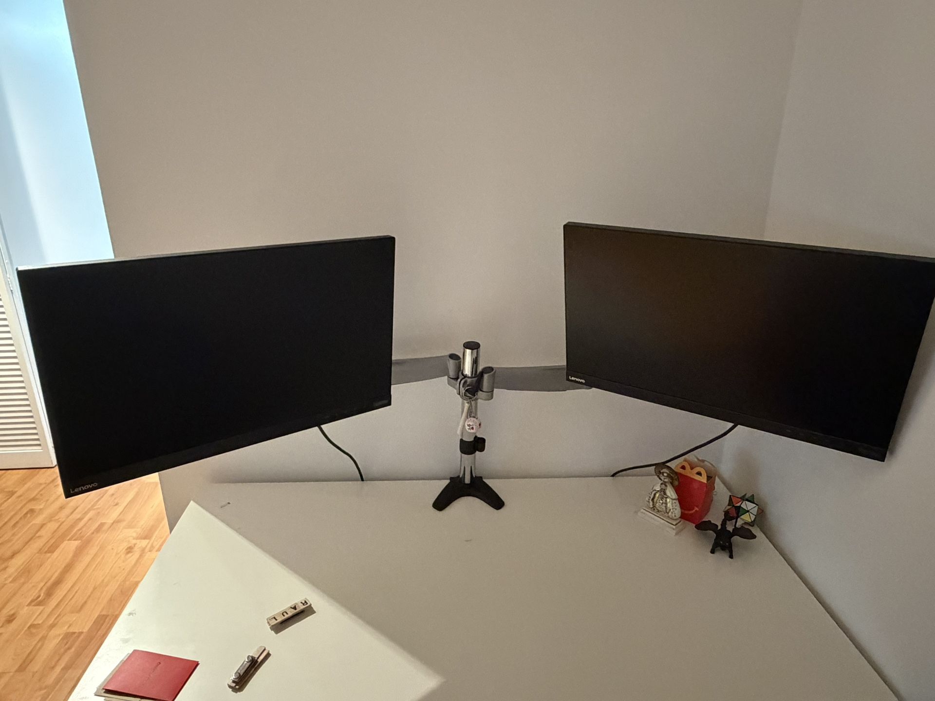 monitors and arms