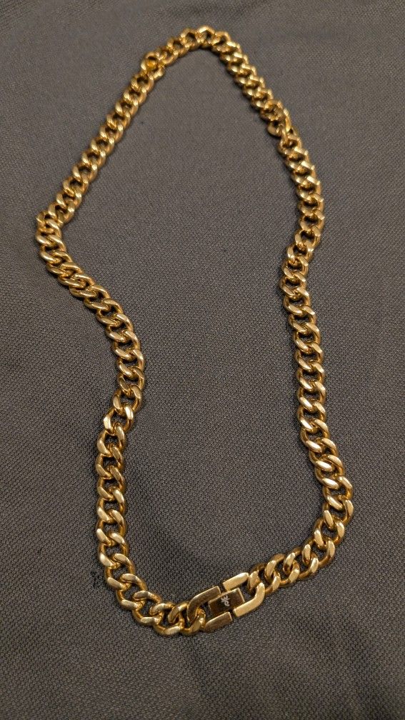 Gold Plated Necklace Men's