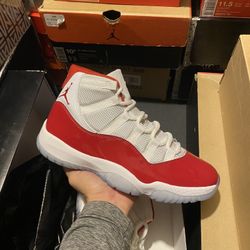 Jordan Cherry 11s size 8 VNDS
