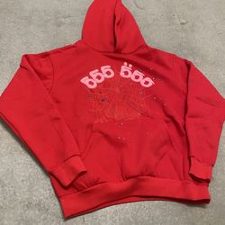 Spider Red Hoodie Size m