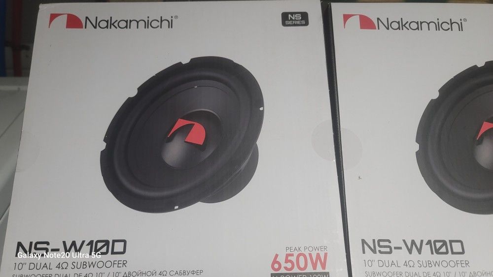 Nakamichi 10 Inch Subwoofer
