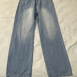 SHEIN women’s light blue flare jeans 