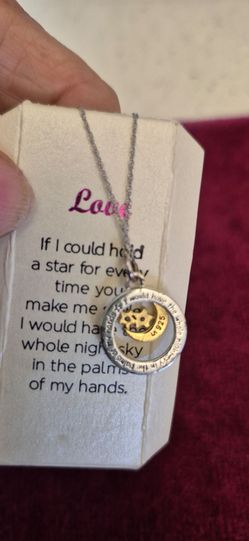 925 sterling S. Solido pendent Love