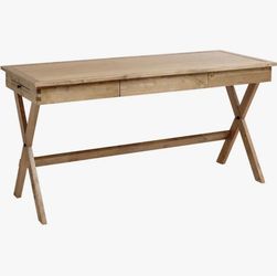 Solid wood desk