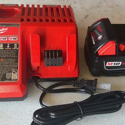Milwaukee Genuine Charger And Battery 5.0