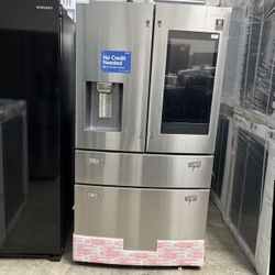 open refrigerator hub french door screen family touch box samsung 