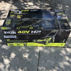 RYOBI 40V HP Brushless 20 in. Cordless Electric Battery Walk Behind Self-Propelled Mower with 6.0 Ah