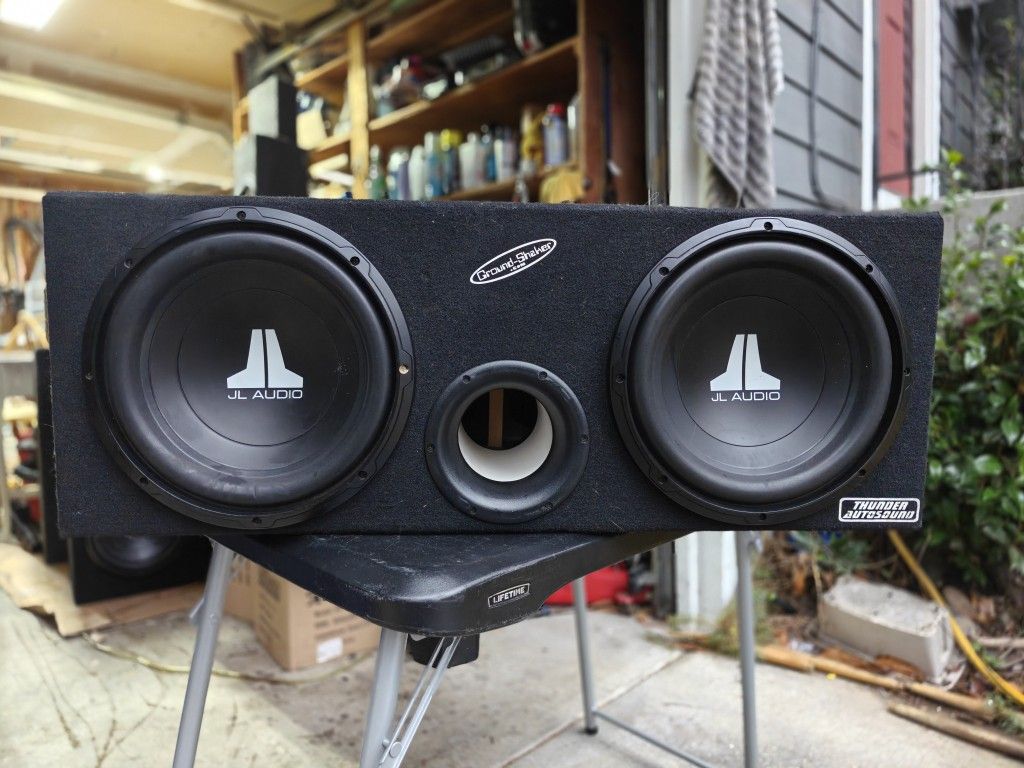 JL 12s Ported Box 2000 Watt Amp And Wiring