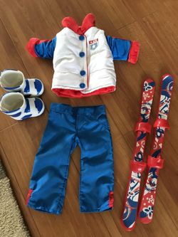 Doll Ski Set