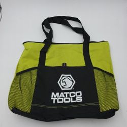 Matco Tools Contractor Canvas Tool Bag Large Green Black Soft Side 