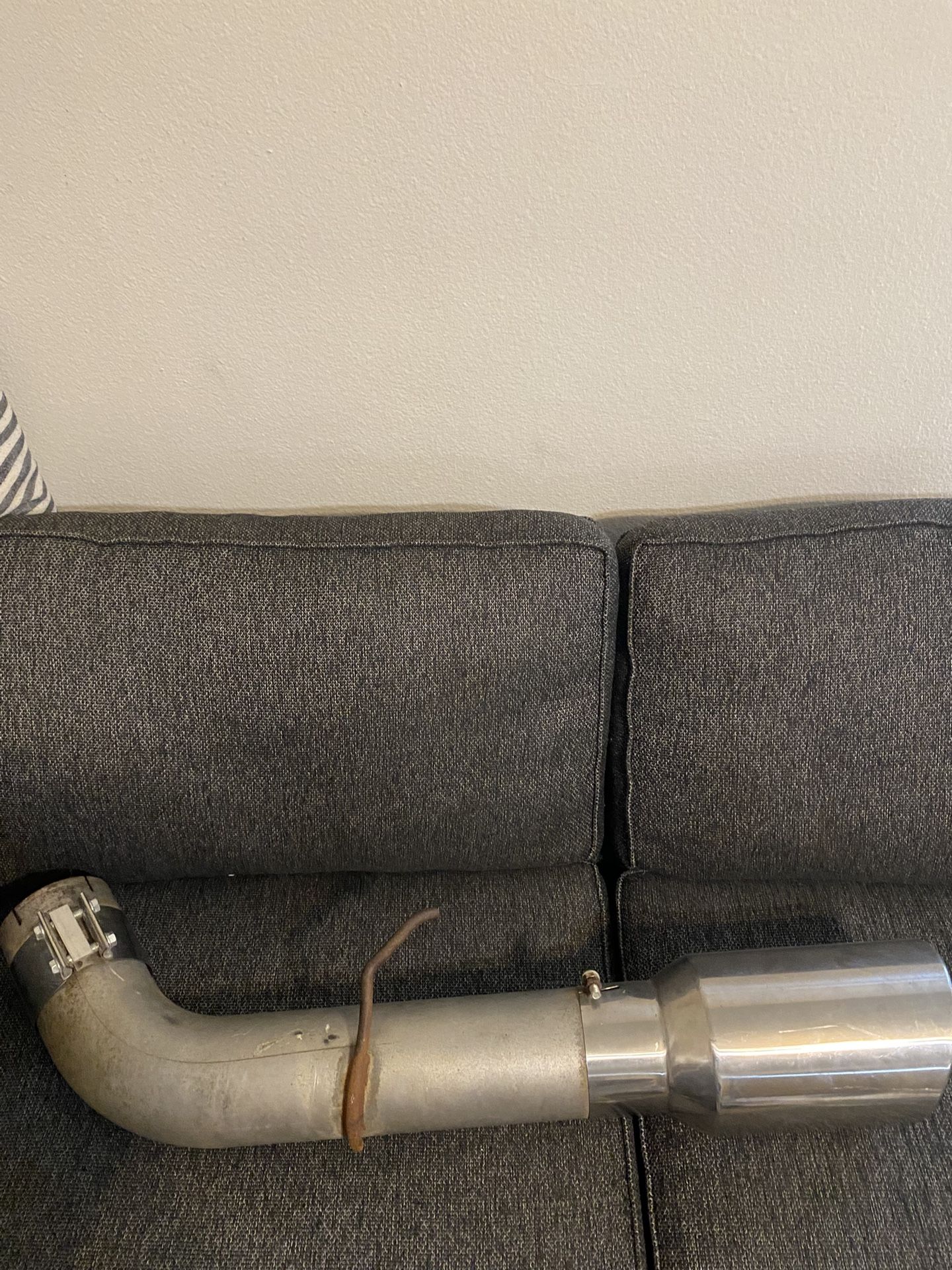 diesel exhaust tip with elbow