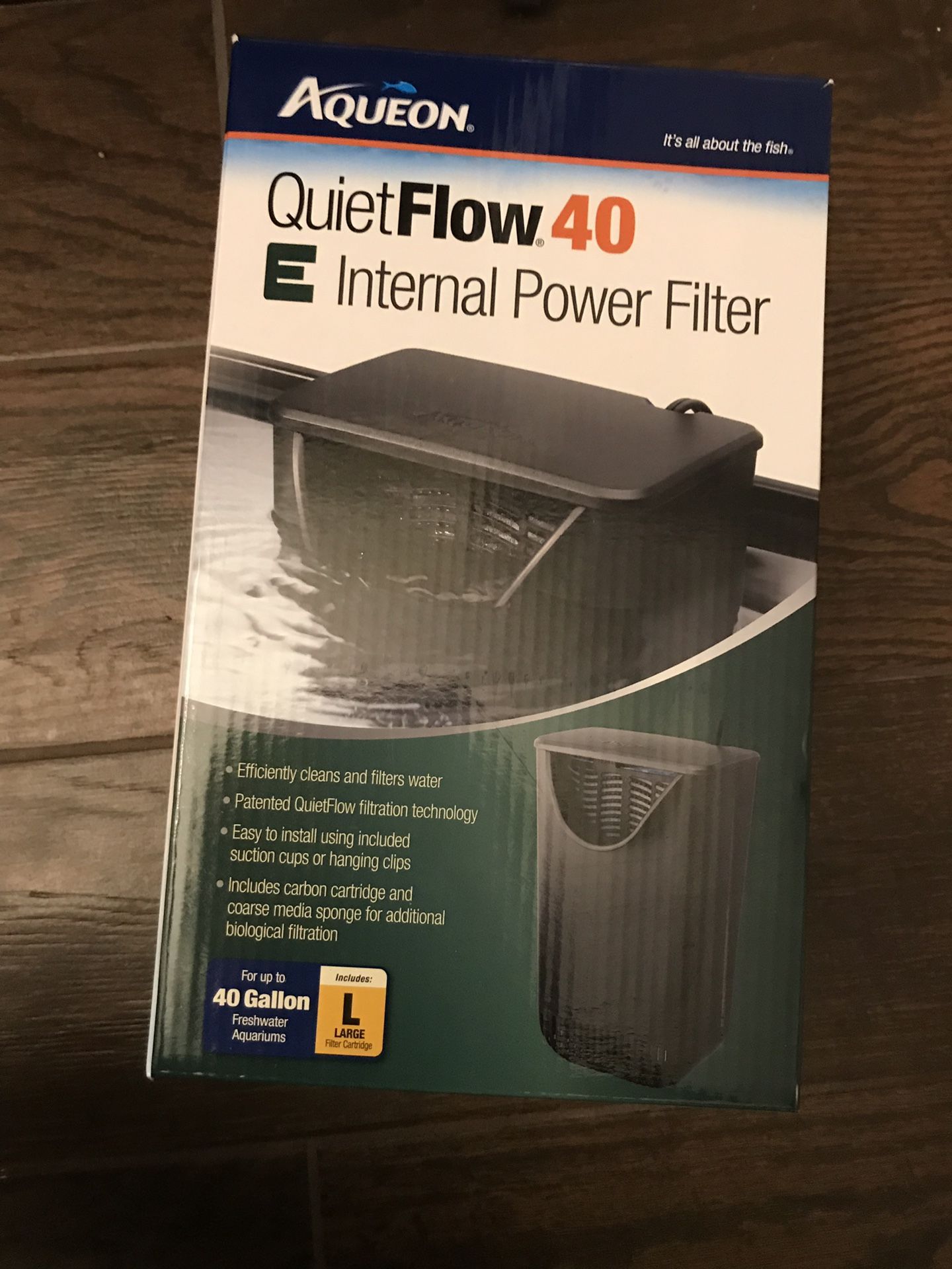 Aquarium filter 40 gal.