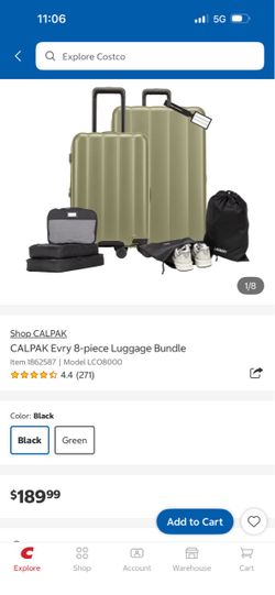 CALPAK Evry 8-Piece Travel Luggage Set – New in Box