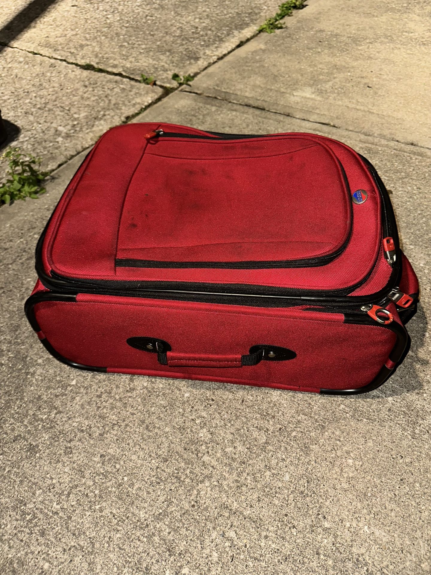 Red Travel Suitcase