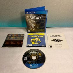 Fallout 4 PS4 Sony PlayStation 4 - 2015 Tested & Works Complete Videogame CIB