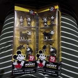 Jada Nano Metalfigs 5 pack Disney Mickey Mouse the True Original 90 years NEW