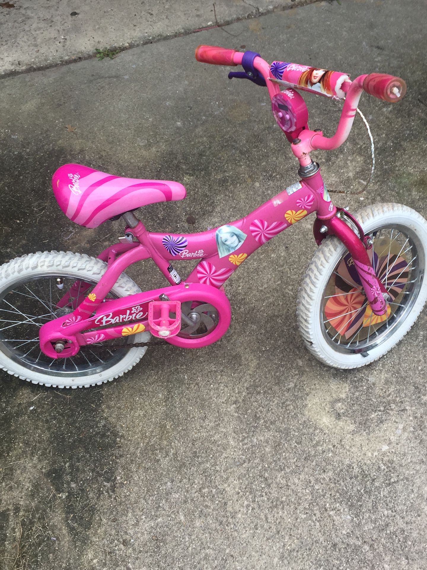 Girls Kids Barbie Bike (check my other offers too)