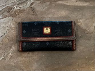 MCM Cognac Visetos Long Wallet
