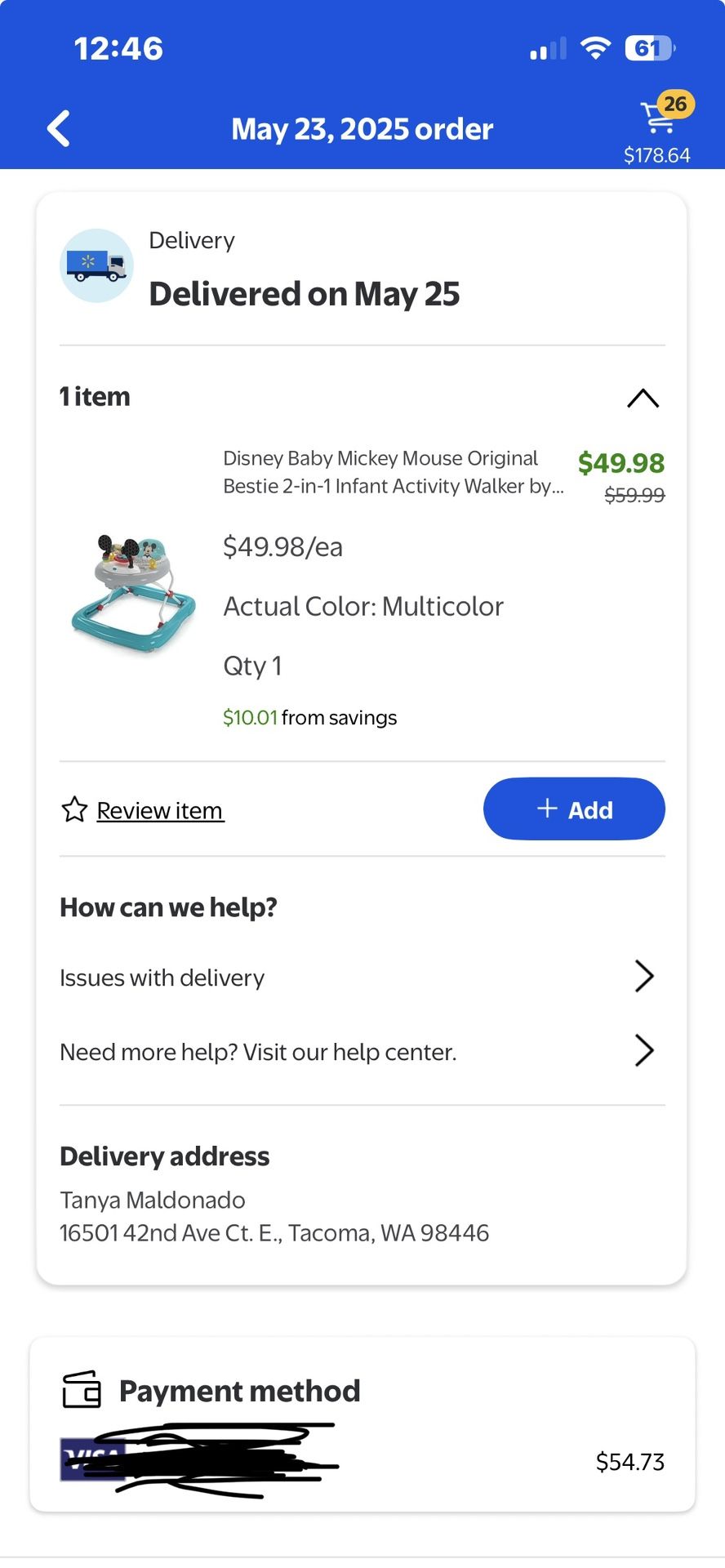 Mickey Mouse Baby Walker