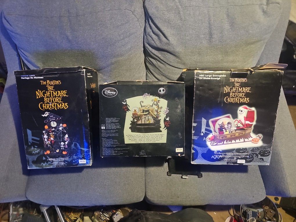 Nightmare Before Christmas Snow Globes