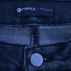 Purple jeans