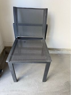 Set of 2 Outdoor lawn Patio heavy duty mesh chairs