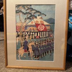 Antique Japanese Woodblock Print 2