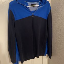 blue sweaters Calvin Klein and Bannan republic