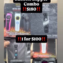 Saber Trimmer & Metal instinct Stylecraft Clippers Combo Set
