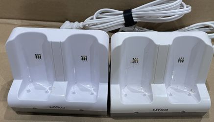 Rechargeable 2/4 Battery Charger Dock Station Pack For Nintendo Wii/Wii U Remote