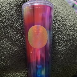 Starbucks Rainbow Tumbler 24oz
