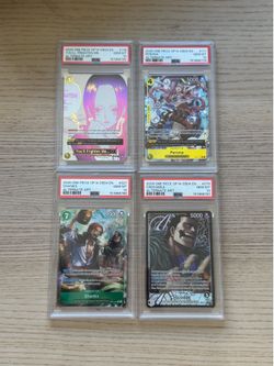 One Piece PSA10 Slabs (OP14-EB04)