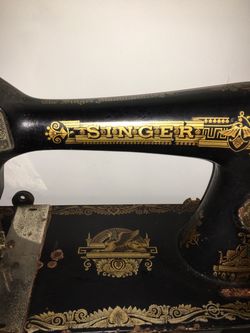 Antique Singer Sewing Machine Head