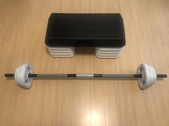BRAND NEW Body Rock Bar 35 lbs Weight Step for Sale in Millbrae