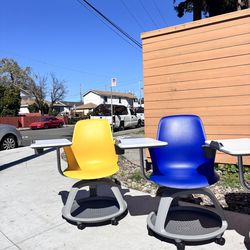 Steelcase Node Chair - High Back, Tripod Base, Work Surface, and Cup Holder