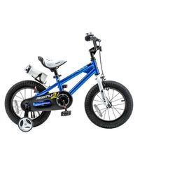 Royalbaby Freestyle 12 in. Blue Kids Bike Boys and Girls Bike with Training Wheels