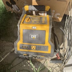 Cat Power Station with 1,200-Peak-Amp Jump Starter, Tire Compressor, and Power Inverter, 