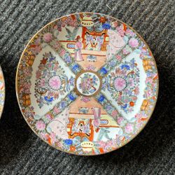 Painted Chinese China Plates
