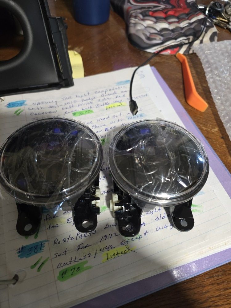 Honda Cr-v Crv Suv Bumper Led Fog Lights Compatable Fits 2020-21 # 392